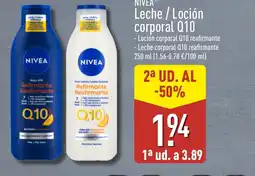 ALDI NIVEA Leche / Loción corporal Q10 oferta