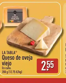 ALDI LA TABLA Queso de oveja viejo oferta