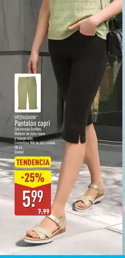 ALDI UP2FASHION Pantalón capri oferta