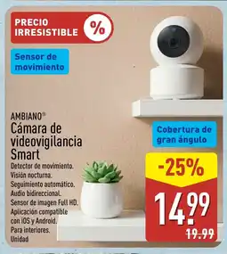 ALDI AMBIANO Cámara de videovigilancia Smart oferta