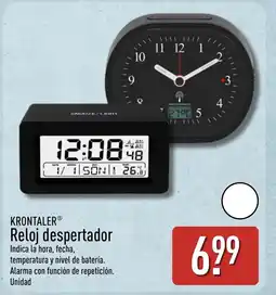 ALDI KRONTALER Reloj despertador oferta