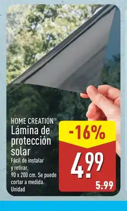 ALDI HOME CREATION Lámina de protección solar Fácil de instalar oferta