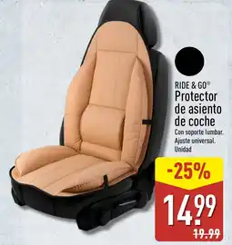 ALDI RIDE & GO Protector de asiento de coche oferta