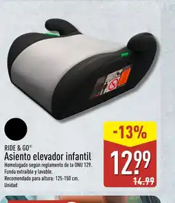 ALDI RIDE & GO Asiento elevador infantil oferta