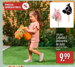 ALDI TOYLINO Caballo/ Unicornio de palo oferta