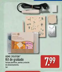 ALDI HOME CREATION Kit de pirograbado oferta