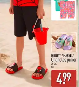 ALDI DISNEY/MARVEL Chanclas júnior oferta
