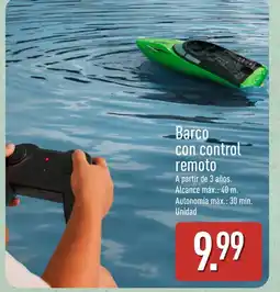 ALDI Barco con control remoto oferta