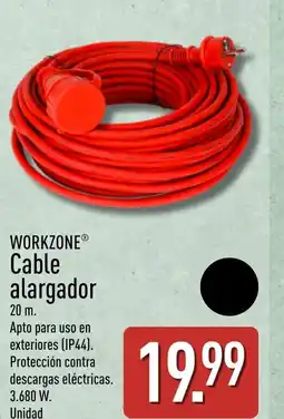 ALDI WORKZONE Cable alargador oferta