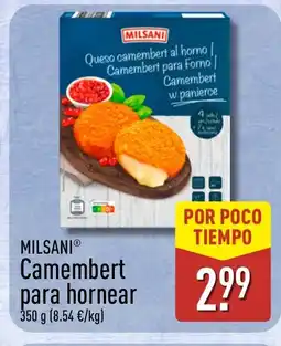 ALDI MILSANI Camembert para hornear oferta