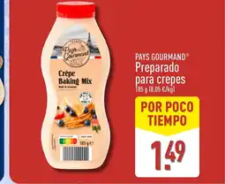 ALDI PAYS GOURMAND Preparado para crepes oferta