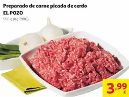 Alcampo EL POZO Preparado de carne picada de cerdo oferta