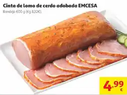 Alcampo EMCESA Cinta de lomo de cerdo adobada oferta
