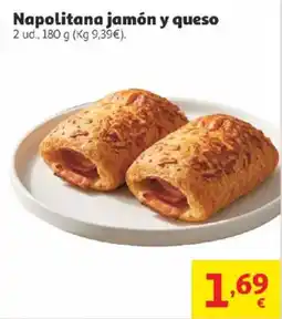 Alcampo Napolitana jamón y queso oferta