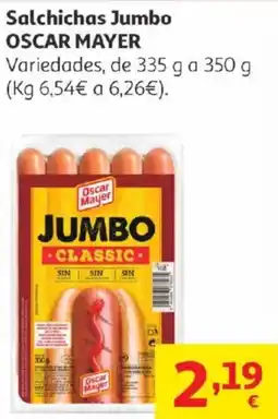 Alcampo OSCAR MAYER Salchichas Jumbo oferta