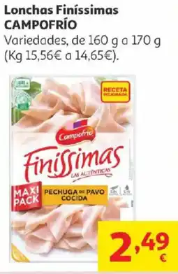 Alcampo CAMPOFRÍO Lonchas Finíssimas oferta