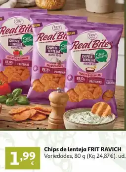 Alcampo FRIT RAVICH Chips de lenteja oferta