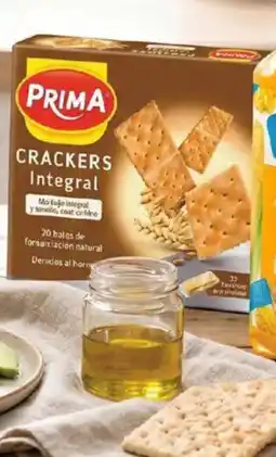 Alcampo PRIMA Crackers integrales oferta