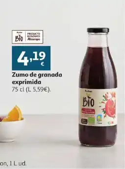 Alcampo AUCHAN Zumo de granada exprimida oferta