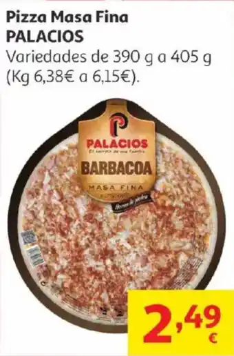 Alcampo PALACIOS Pizza Masa Fina oferta