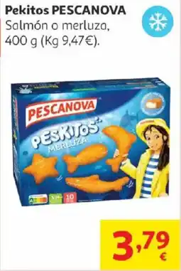 Alcampo PESCANOVA Pekitos Salmón o merluza oferta