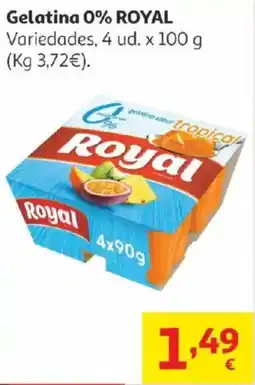 Alcampo ROYAL Gelatina 0% oferta