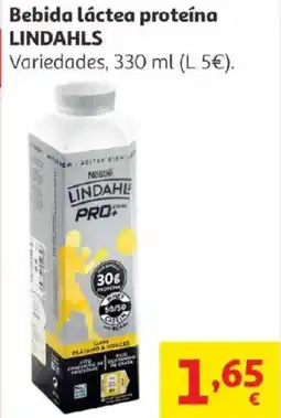 Alcampo LINDAHLS Bebida láctea proteína oferta