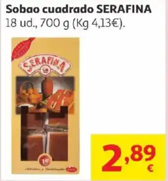 Alcampo SERAFINA Sobao cuadrado oferta