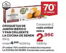 Supercor La cocina - croquetas de jamón ibérico y pan crujiente oferta