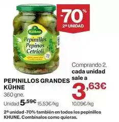 Kuhne - pepinillos grandes