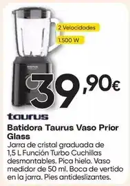 FROIZ Taurus - batidora vaso prior glass oferta