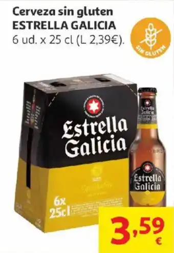 Alcampo ESTRELLA GALICIA Cerveza sin gluten oferta