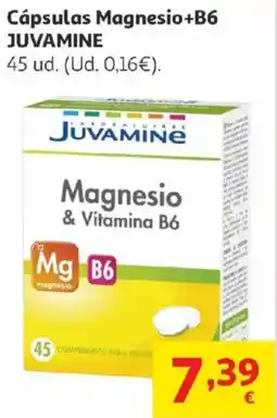 Alcampo JUVAMINE Cápsulas Magnesio+B6 oferta