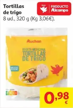 Alcampo AUCHAN Tortillas de trigo oferta