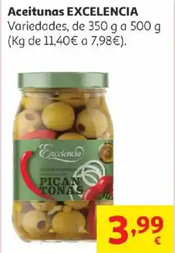 Alcampo EXCELENCIA Aceitunas oferta