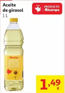 Alcampo AUCHAN Aceite de girasol oferta