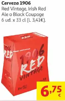 Alcampo Cerveza 1906 Red Vintage, Irish Red Ale o Black Coupage oferta