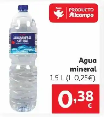 Alcampo Agua mineral oferta