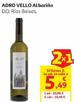 Alcampo ADRO VELLO Albariño oferta