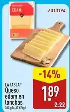 Edam - queso en lonchas