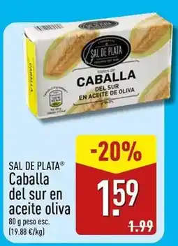 ALDI Sal de plata - caballa del sur en aceite oliva oferta