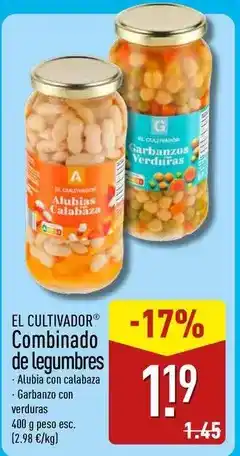 ALDI El cultivador - combinado de legumbres oferta