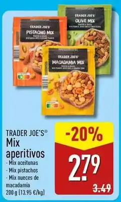 ALDI Trader joe´s - mix aperitivos oferta
