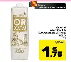 Carrefour Polo - or xata! selección 3 % d.o. chufa de valencia oferta