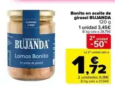 Bujanda - bonito en aceite de girasol