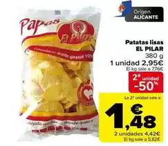 Carrefour El pilar - patatas lisas oferta