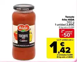 Carrefour Hida - tomate frito oferta