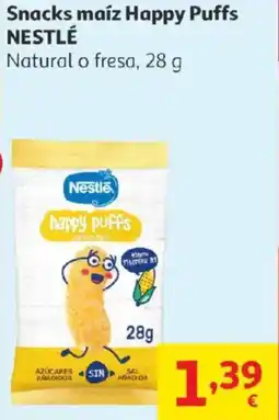 Alcampo NESTLÉ Snacks maíz Happy Puffs oferta