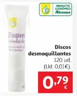 Alcampo Disco desmaquillantes oferta