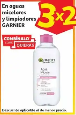 Alcampo GARNIER En aguas micelares y limpiadores oferta